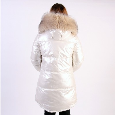 Abrigo de Pluma ISA Women – Original Free Norway – Blanco