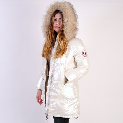 Abrigo de Pluma ISA Women – Original Free Norway – Blanco