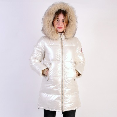 Abrigo de Pluma ISA Women – Original Free Norway – Blanco