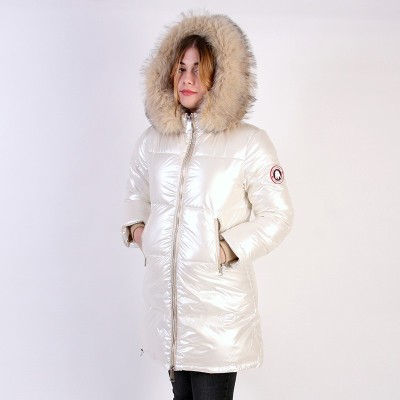 Abrigo de Pluma ISA Women – Original Free Norway – Blanco