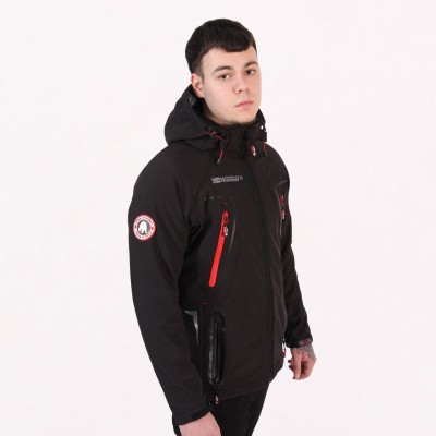 Softshell negro NUPRINO man impermeable | Original Free Norway