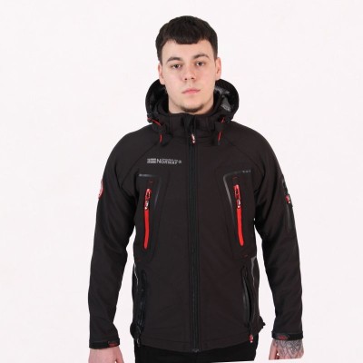 Softshell negro NUPRINO man impermeable | Original Free Norway