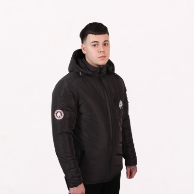 Cazadora BABLY negra man con aislamiento termico