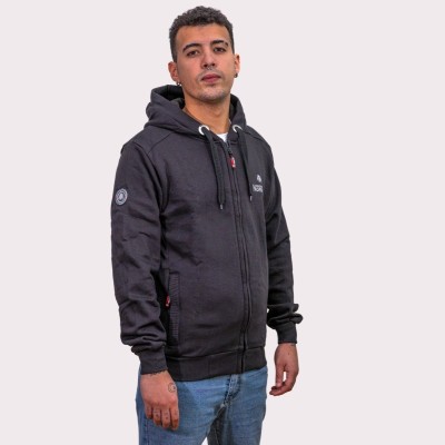 Sudadera Classic Hood Original Free Norway – Modelo negro con cremalle