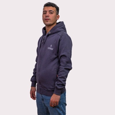Sudadera Classic Hood Original Free Norway – Modelo gris cremallera