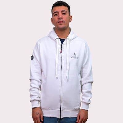 Sudadera Classic Hood Original Free Norway – Modelo blanco cremallera