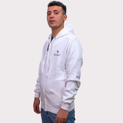 Sudadera Classic Hood Original Free Norway – Modelo blanco cremallera