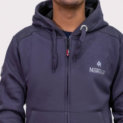 Sudadera Classic Hood Original Free Norway – Modelo gris cremallera