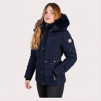 Abrigo Lady Jon Original Free Norway – Modelo Navy y Capucha de Pelo