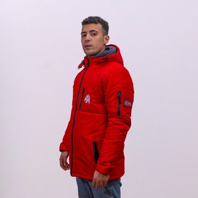 Abrigo Plumy Memory Lis Men - Original Free Norway – Rojo