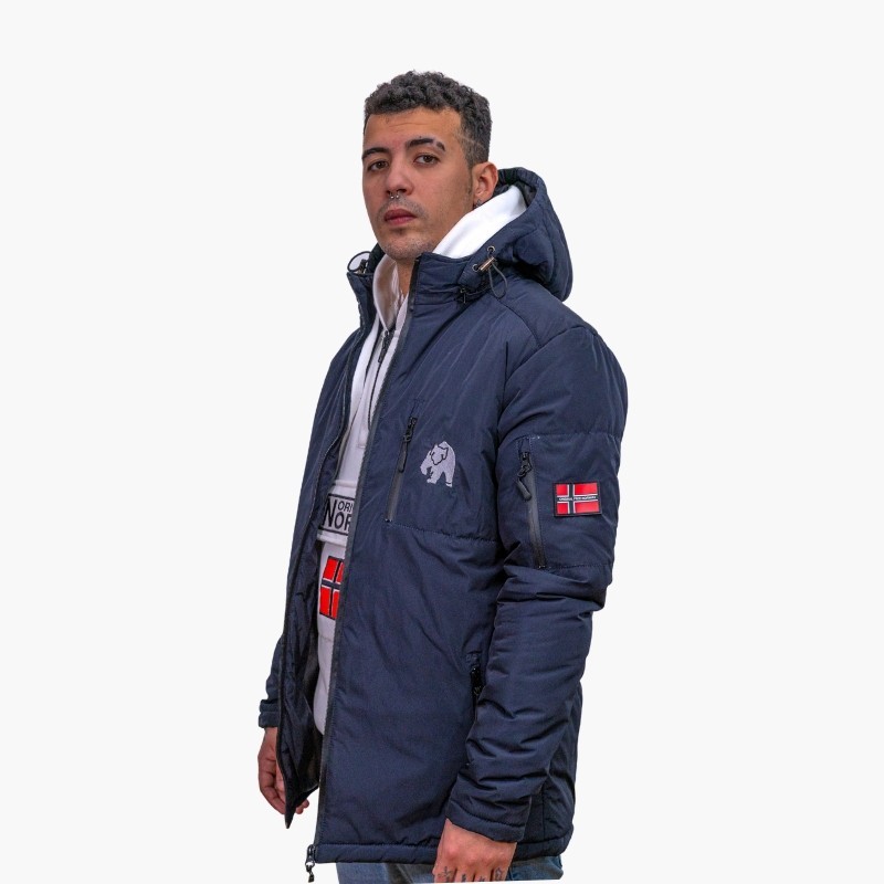 Abrigo Plumy Memory Lis Men - Original Free Norway – Navy