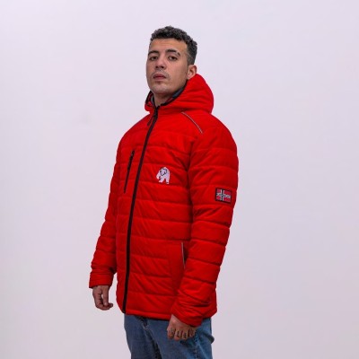 Abrigo Plumy Memory Ray Men Original Free Norway – Rojo