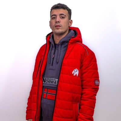 Abrigo Plumy Memory Ray Men Original Free Norway – Rojo