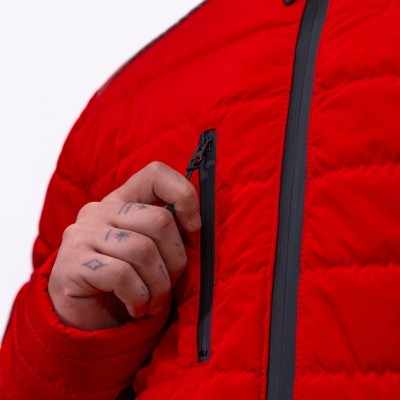 Abrigo Plumy Memory Ray Men Original Free Norway – Rojo