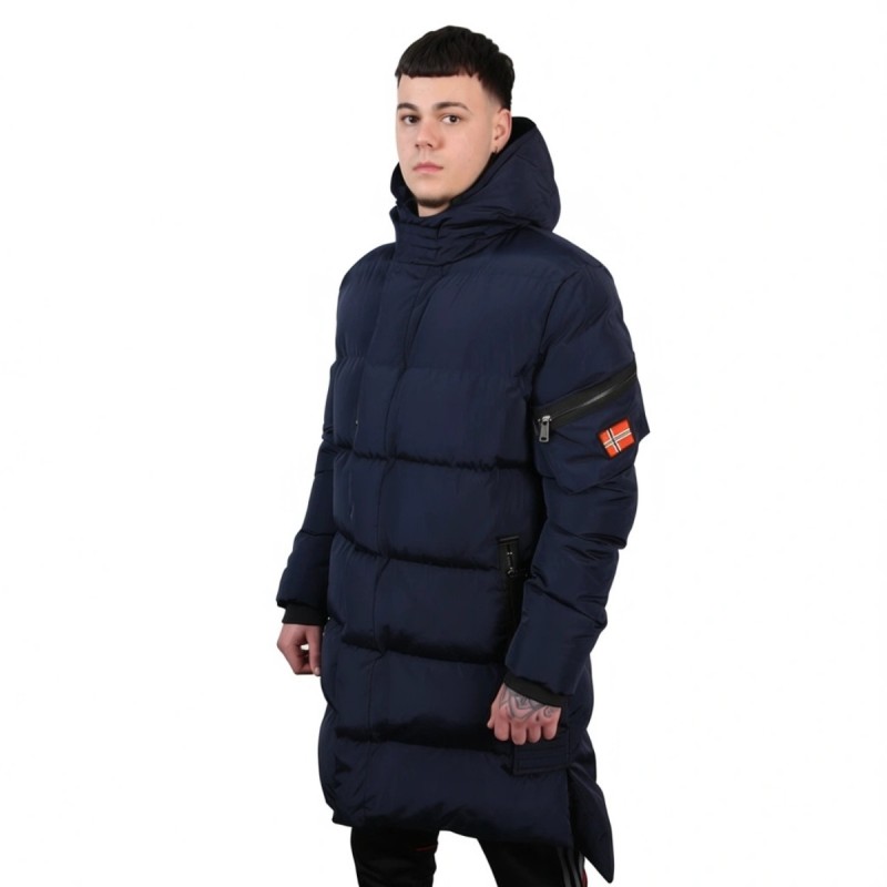 Chaquetón Long Puffer Men – Original Free Norway – Navy