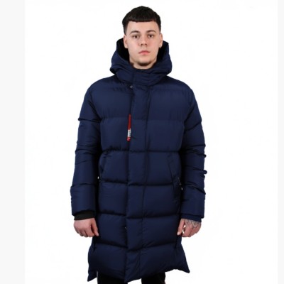 Chaquetón 200 Long Puffer Men · Navy | Original Free Norway