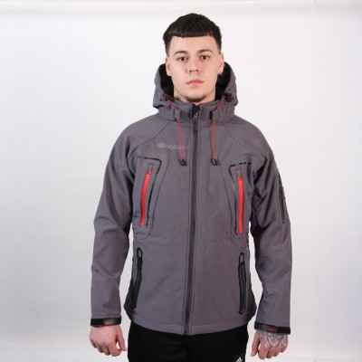 Softshell gris NUPRINO men impermeable | Original Free Norway