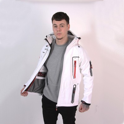 Softshell blanco NUPRINO man impermeable | Original Free Norway