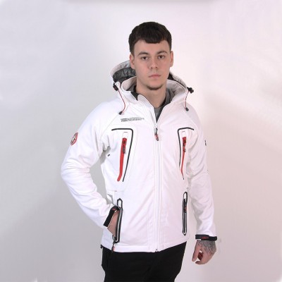 Softshell blanco NUPRINO man impermeable | Original Free Norway