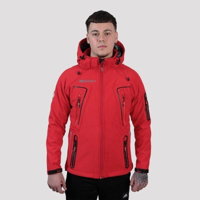 Soft shell rojo NUPRINO men impermeable | Original Free Norway
