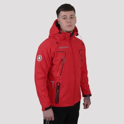 Soft shell rojo NUPRINO men impermeable | Original Free Norway