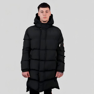 Chaquetón Long Puffer Men Original Free Norway – Negro